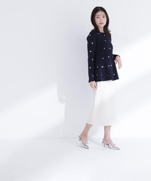 NATURAL BEAUTY BASIC（ナチュラルビューティーベーシック）の「◇ペンシルラインスカート（スカート・レディース・ブラウン/ブラック/オフホワイト・FREE）」の16枚目の写真