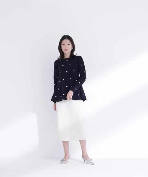 NATURAL BEAUTY BASIC（ナチュラルビューティーベーシック）の「◇ペンシルラインスカート（スカート・レディース・ブラウン/ブラック/オフホワイト・FREE）」の17枚目の写真