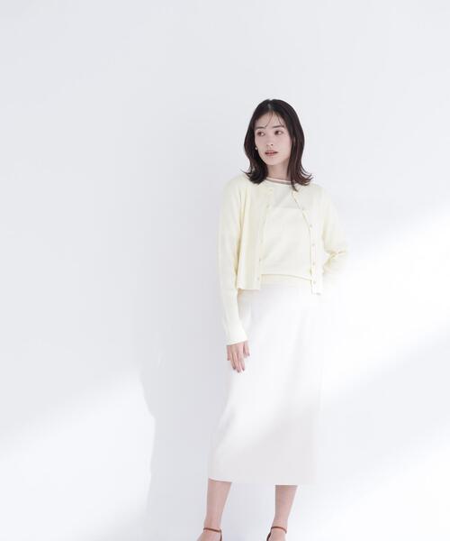 NATURAL BEAUTY BASIC（ナチュラルビューティーベーシック）の「◇ペンシルラインスカート（スカート・レディース・ブラウン/ブラック/オフホワイト・FREE）」の19枚目の写真