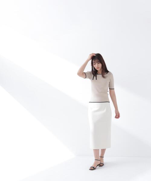NATURAL BEAUTY BASIC（ナチュラルビューティーベーシック）の「◇ペンシルラインスカート（スカート・レディース・ブラウン/ブラック/オフホワイト・FREE）」の21枚目の写真