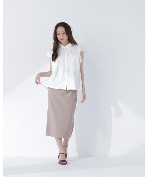 NATURAL BEAUTY BASIC(ナチュラルビューティーベーシック)の「◇ペンシルラインスカート(スカート・レディース・ブラウン/ブラック/オフホワイト・FREE)」の21枚目の写真