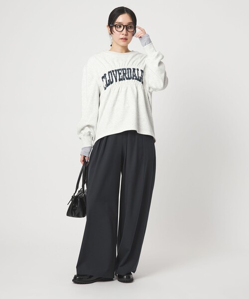 green label relaxing(グリーンレーベルリラクシング)の「【WEB限定】<at ease>シアー テンジク ロングスリーブ カットソー(Tシャツ/カットソー・レディース・ナチュラル/モカ/ライトグレー/ホワイト・FREE)」の19枚目の写真
