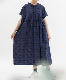 nop de nod（ノップドゥノッド）の「リネンコットンダブルドット2wayジャンスカワンピース（ワンピース）」