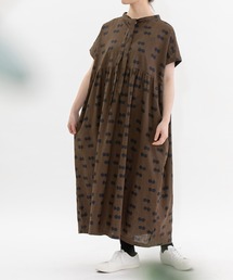 nop de nod（ノップドゥノッド）の「リネンコットンダブルドット2wayジャンスカワンピース（ワンピース）」