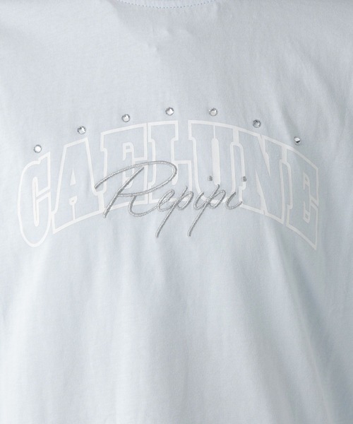 repipi armario(レピピ アルマリオ)の「【綿100%】キラキラカレッジTee(Tシャツ/カットソー・キッズ・ピンク/オフホワイト/サックスブルー/ブラック/イエロー/グレー・MEDIUM/SMALL/LARGE)」の19枚目の写真