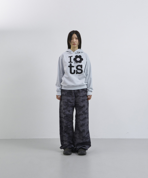 TANSANMAGNESIUM(タンサン マグネシウム)の「フラワーフードパーカー(スカイブルー)(パーカー・レディース・その他・MEDIUM/SMALL)」の3枚目の写真