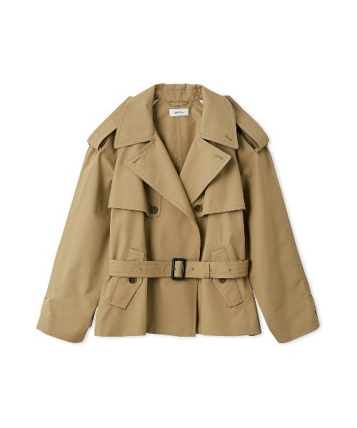 Mila Owen(ミラオーウェン)の「ショートトレンチコート(トレンチコート・レディース・レッド/キャメル/ライトベージュ・1/0)」の20枚目の写真