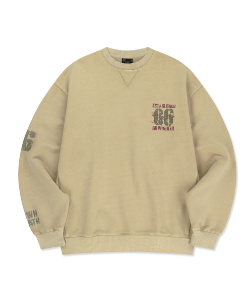 BROWNBREATH（ブラウンブレス）の「2006 PIGMENT CREWNECK - BEIGE（スウェット・レディース・その他・LARGE/X-LARGE/SMALL/MEDIUM）」の9枚目の写真