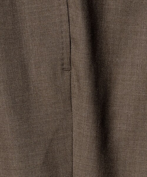 UNITED ARROWS（ユナイテッドアローズ）の「トロピカル クリース テーパード 1プリーツ スラックス（スラックス・メンズ・グレー系/モカ・44/50/46/48）」の14枚目の写真