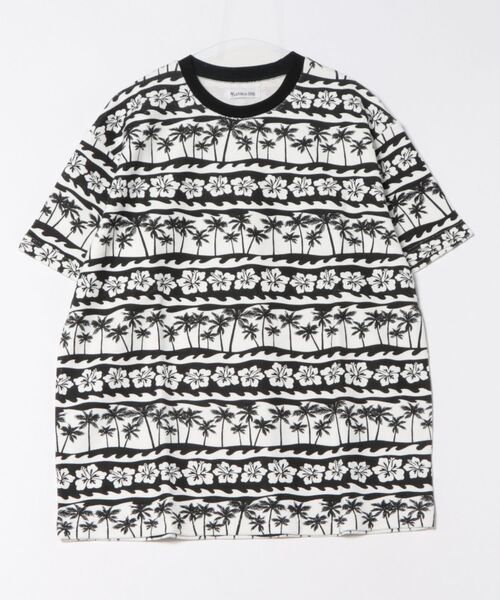 Kahiko(カヒコ)の「【Kahiko】ロアアメンズTシャツ(Tシャツ/カットソー・メンズ・ブルー系その他/ブラック×ホワイト/ブルー/ベージュ・FREE)」の2枚目の写真