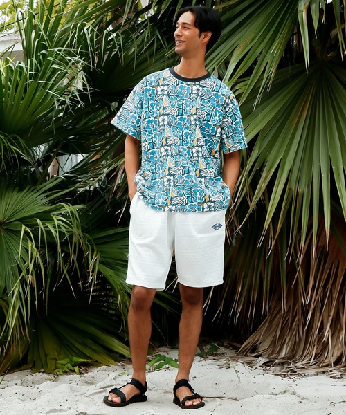 Kahiko(カヒコ)の「【Kahiko】ロアアメンズTシャツ(Tシャツ/カットソー・メンズ・ブルー系その他/ブラック×ホワイト/ブルー/ベージュ・FREE)」の10枚目の写真