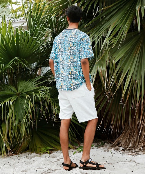 Kahiko(カヒコ)の「【Kahiko】ロアアメンズTシャツ(Tシャツ/カットソー・メンズ・ブルー系その他/ブラック×ホワイト/ブルー/ベージュ・FREE)」の11枚目の写真