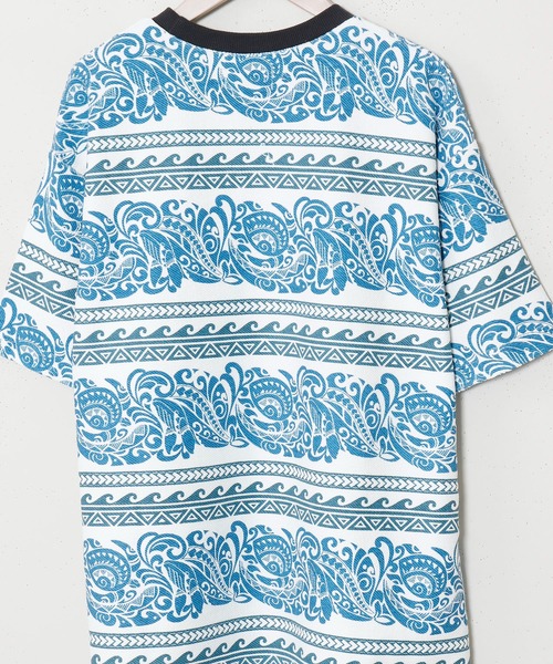 Kahiko(カヒコ)の「【Kahiko】ロアアメンズTシャツ(Tシャツ/カットソー・メンズ・ブルー系その他/ブラック×ホワイト/ブルー/ベージュ・FREE)」の6枚目の写真