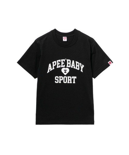 APEE BY A BATHING APE(エイピーバイアベイシングエイプ)の「APEE BABY PRINT TEE(Tシャツ/カットソー・レディース・グレー/ブラック/ホワイト・SMALL/X-SMALL)」の2枚目の写真