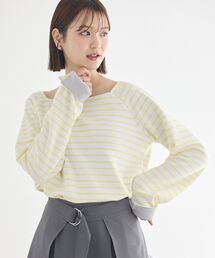ボーダープルオーバー ボックスシルエットボーダープルオーバー / Green Parks