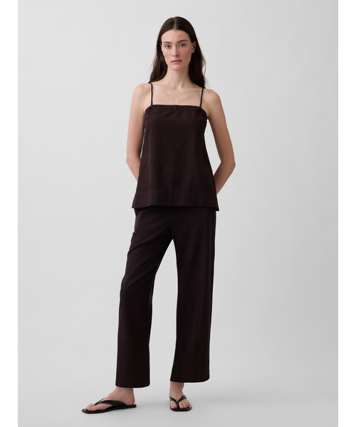 GAP（ギャップ）の「リネンブレンド キャミソール（キャミソール・レディース・ブラウン/ブラック・XXS/L/M/S/XS）」の4枚目の写真