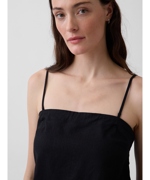 GAP（ギャップ）の「リネンブレンド キャミソール（キャミソール・レディース・ブラウン/ブラック・XXS/L/M/S/XS）」の7枚目の写真