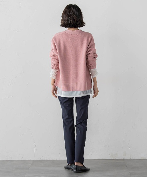 la.f…（ラエフ）の「【WEB限定カラーあり】スポンディッシュニットカーディガン（ニット/セーター・レディース・ピンク/グリーン/ベージュ/チャコールグレー/パープル・9号）」の17枚目の写真
