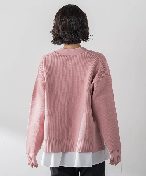 la.f…（ラエフ）の「【WEB限定カラーあり】スポンディッシュニットカーディガン（ニット/セーター・レディース・ピンク/グリーン/ベージュ/チャコールグレー/パープル・9号）」の20枚目の写真