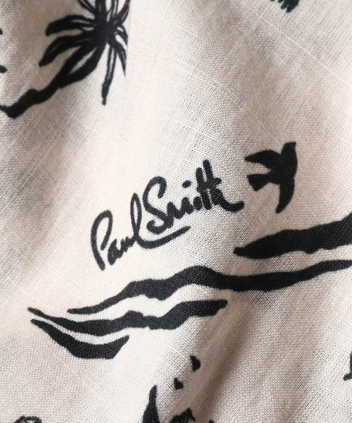 Paul Smith(ポールスミス)の「ウィメンズ "Travel Stories" プリント シャツ / 165030 329B(シャツ/ブラウス・レディース・ダークグレー/オフホワイト・40)」の7枚目の写真