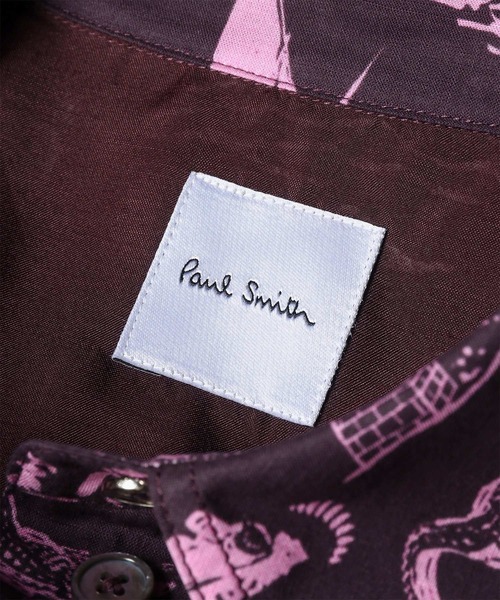 Paul Smith(ポールスミス)の「ウィメンズ "Travel Stories" プリント シャツ / 165030 329B(シャツ/ブラウス・レディース・ダークグレー/オフホワイト・40)」の11枚目の写真