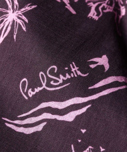 Paul Smith(ポールスミス)の「ウィメンズ "Travel Stories" プリント シャツ / 165030 329B(シャツ/ブラウス・レディース・ダークグレー/オフホワイト・40)」の12枚目の写真