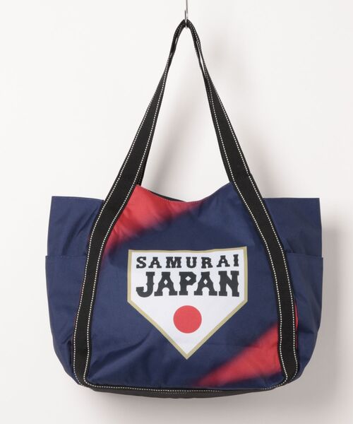 baron（バロン）の「侍ジャパン　バルーントート（トートバッグ・レディース・ホワイト/ネイビー・FREE）」の2枚目の写真