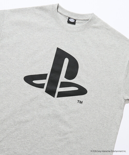 Лимитированная серия Big‑silhouette логотип‑принт футболка PlayStation LOGO