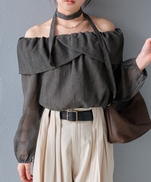 2WAY 肩出し オフショルダー」に該当するレディースのトップス