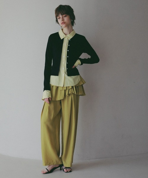 BAYFLOW（ベイフロー）の「【EF(エフ)】カーディガンシャツ（WOMEN）（カーディガン/ボレロ・レディース・オフホワイト/ブラック・FREE）」の19枚目の写真