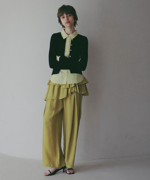 BAYFLOW（ベイフロー）の「【EF(エフ)】カーディガンシャツ（WOMEN）（カーディガン/ボレロ・レディース・オフホワイト/ブラック・FREE）」の20枚目の写真