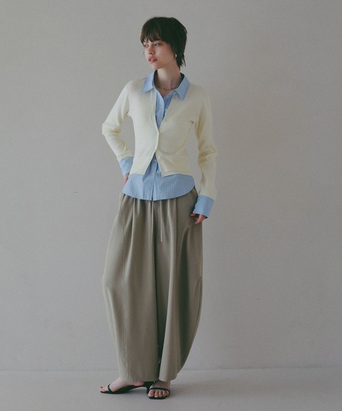 BAYFLOW（ベイフロー）の「【EF(エフ)】カーディガンシャツ（WOMEN）（カーディガン/ボレロ・レディース・オフホワイト/ブラック・FREE）」の17枚目の写真