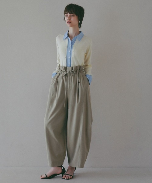 BAYFLOW（ベイフロー）の「【EF(エフ)】カーディガンシャツ（WOMEN）（カーディガン/ボレロ・レディース・オフホワイト/ブラック・FREE）」の12枚目の写真