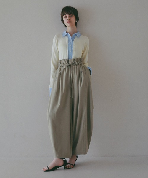 BAYFLOW（ベイフロー）の「【EF(エフ)】カーディガンシャツ（WOMEN）（カーディガン/ボレロ・レディース・オフホワイト/ブラック・FREE）」の3枚目の写真