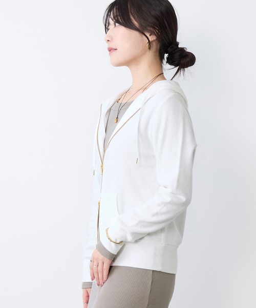 MICA&DEAL（マイカ＆ディール）の「サーフパーカー〈2サイズ展開〉（パーカー・レディース・チャコールグレー/ホワイト/オートミール・36/38）」の22枚目の写真