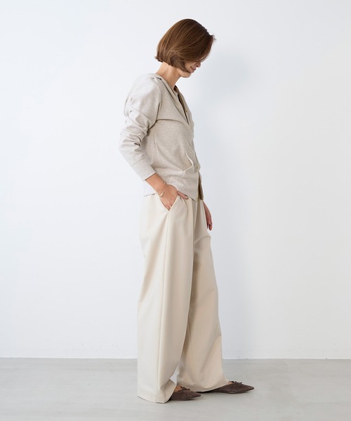 MICA&DEAL（マイカ＆ディール）の「サーフパーカー〈2サイズ展開〉（パーカー・レディース・チャコールグレー/ホワイト/オートミール・36/38）」の4枚目の写真