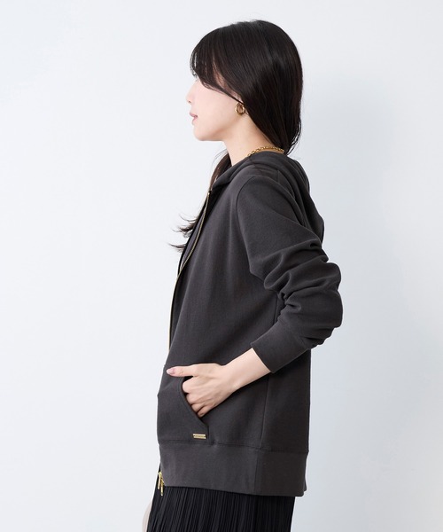 MICA&DEAL（マイカ＆ディール）の「サーフパーカー〈2サイズ展開〉（パーカー・レディース・チャコールグレー/ホワイト/オートミール・36/38）」の7枚目の写真
