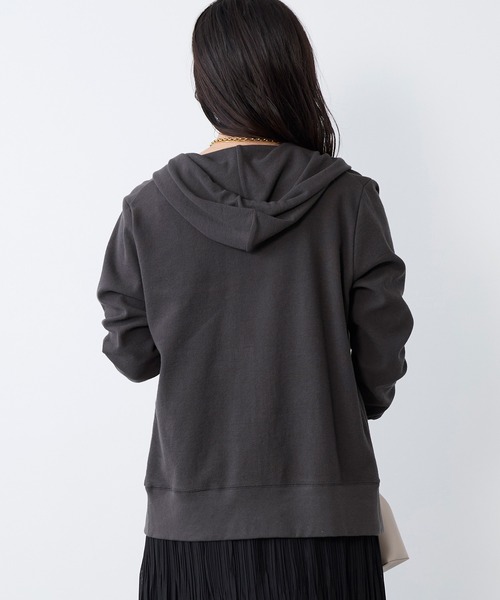 MICA&DEAL（マイカ＆ディール）の「サーフパーカー〈2サイズ展開〉（パーカー・レディース・チャコールグレー/ホワイト/オートミール・36/38）」の8枚目の写真