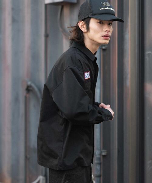 WEGO(ウィゴー)の「WEGO/【26年春夏新作】ワッペンワークシャツ(LS)(シャツ/ブラウス・メンズ・ブラック/グレー・LARGE/MEDIUM)」の21枚目の写真