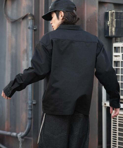 WEGO(ウィゴー)の「WEGO/【26年春夏新作】ワッペンワークシャツ(LS)(シャツ/ブラウス・メンズ・ブラック/グレー・LARGE/MEDIUM)」の22枚目の写真