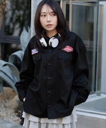 WEGO | WEGO/【26年春夏新作】ワッペンワークシャツ(LS)(シャツ/ブラウス)