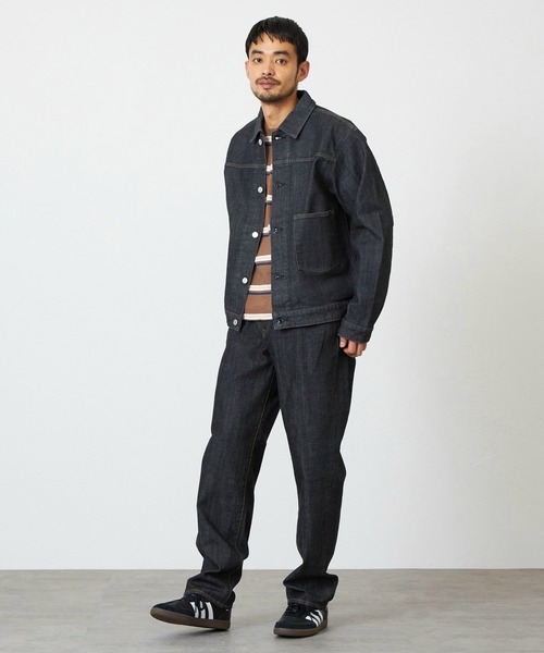 EDWIN(エドウィン)の「EDWIN エドウィン 503 デニムジャケット Gジャン セットアップ対応(デニムジャケット・メンズ・インディゴブルー/ブラック系その他・SMALL/MEDIUM/LARGE/X-LARGE)」の22枚目の写真