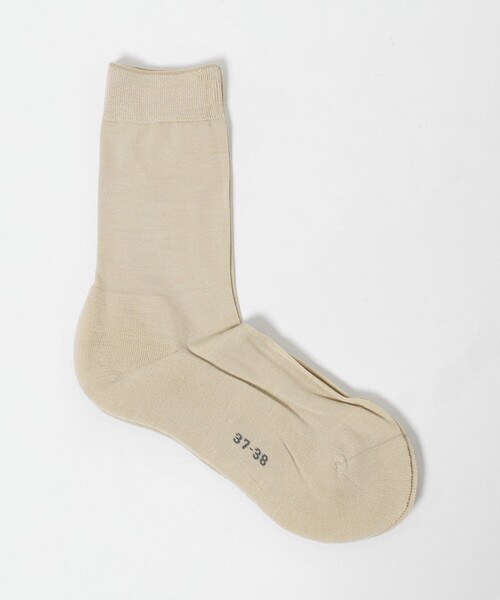 Steven Alan（スティーブンアラン）の「＜FALKE＞CLIMA WOOL SOCKS/ソックス（ソックス/靴下・レディース・ナチュラル/ダークグレー・37/38）」の2枚目の写真