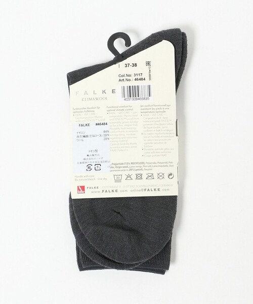 Steven Alan（スティーブンアラン）の「＜FALKE＞CLIMA WOOL SOCKS/ソックス（ソックス/靴下・レディース・ナチュラル/ダークグレー・37/38）」の10枚目の写真