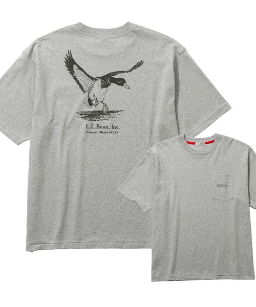 L.L.Bean(エルエルビーン)の「【JAPAN EDITION】モリル・ショートスリーブ・アニマル・グラフィック・ティ(Tシャツ/カットソー・メンズ・グレー系/ホワイト系/グレー系1/ホワイト系1・LARGE/MEDIUM/SMALL)」の4枚目の写真