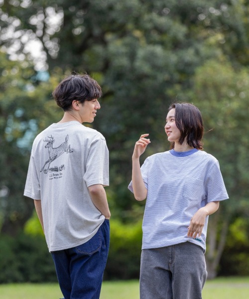 L.L.Bean(エルエルビーン)の「【JAPAN EDITION】モリル・ショートスリーブ・アニマル・グラフィック・ティ(Tシャツ/カットソー・メンズ・グレー系/ホワイト系/グレー系1/ホワイト系1・LARGE/MEDIUM/SMALL)」の15枚目の写真