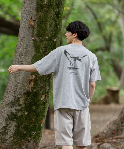 L.L.Bean(エルエルビーン)の「【JAPAN EDITION】モリル・ショートスリーブ・アニマル・グラフィック・ティ(Tシャツ/カットソー・メンズ・グレー系/ホワイト系/グレー系1/ホワイト系1・LARGE/MEDIUM/SMALL)」の14枚目の写真