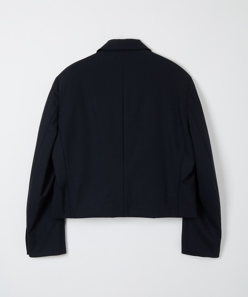 leinwande(ラインヴァンド)の「【leinwande】26SS新作 Compact Single Jacket(テーラードジャケット・レディース・グレー/ネイビー系・ONE SIZE)」の7枚目の写真