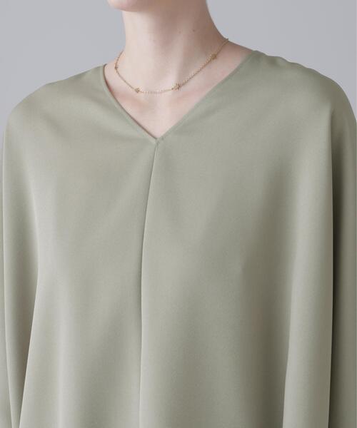 ADORE(アドーア)の「◆ドライカシドスブラウス(シャツ/ブラウス・レディース・ブラック/ミント・38)」の8枚目の写真