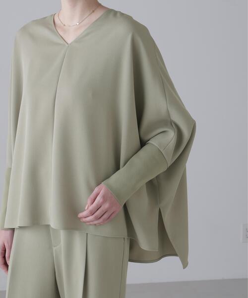 ADORE(アドーア)の「◆ドライカシドスブラウス(シャツ/ブラウス・レディース・ブラック/ミント・38)」の9枚目の写真